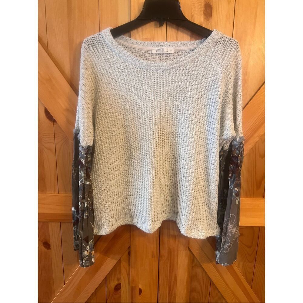 WANDERLUX Women's Sweater Size large color Beige (3295)